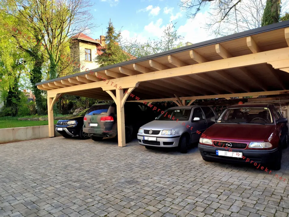Wiata drewniana 5m x 11,5m, zdjęcie 2 z 4