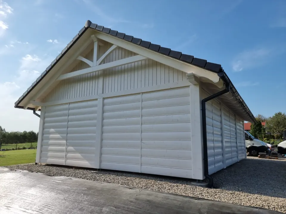 Wiata drewniana 7m x 10m, garażowa, zdobiona, zdjęcie 4 z 13