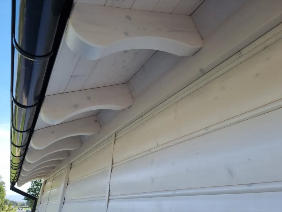 Wiata drewniana 7m x 10m, garażowa, zdobiona, zdjęcie 10 z 13