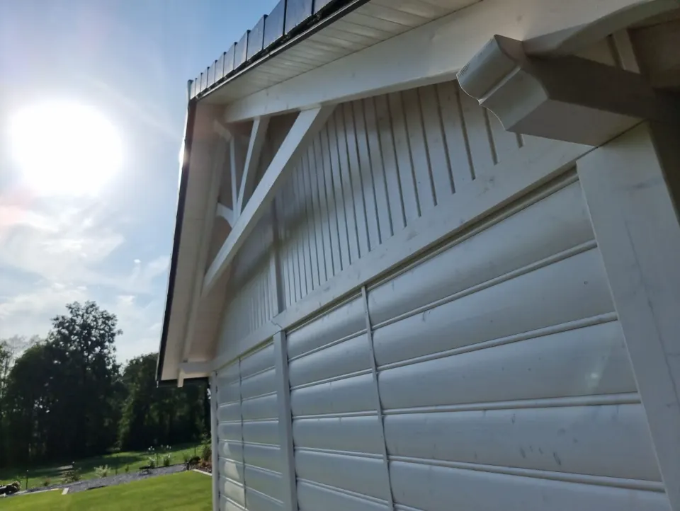 Wiata drewniana 7m x 10m, garażowa, zdobiona, zdjęcie 8 z 13