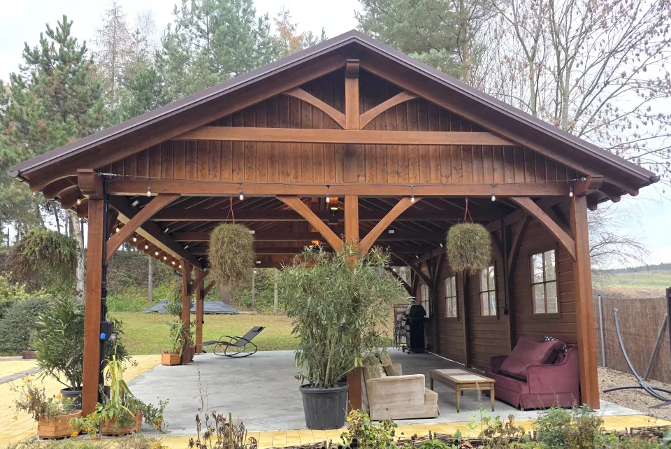Wiata drewniana 6×10 m, zdjęcie 8 z 13