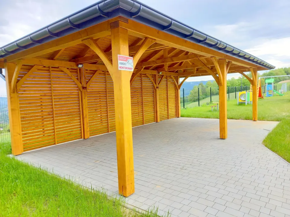 Wiata drewniana 4×10 - Lipowe Wzgórze, zdjęcie 2 z 3
