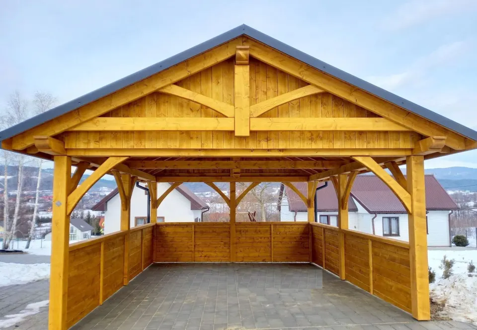 Wiata drewniana 5×7 - Mordarka, zdjęcie 4 z 8
