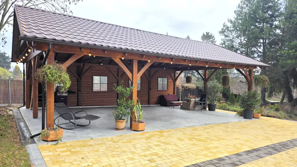 Wiata drewniana 6×10 m, zdjęcie 3 z 13