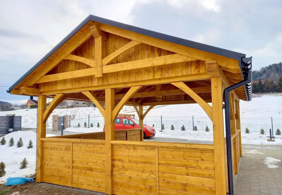 Wiata drewniana 5×7 - Mordarka, zdjęcie 5 z 8