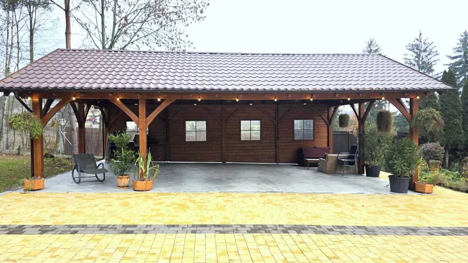 Wiata drewniana 6×10 m, zdjęcie 9 z 13
