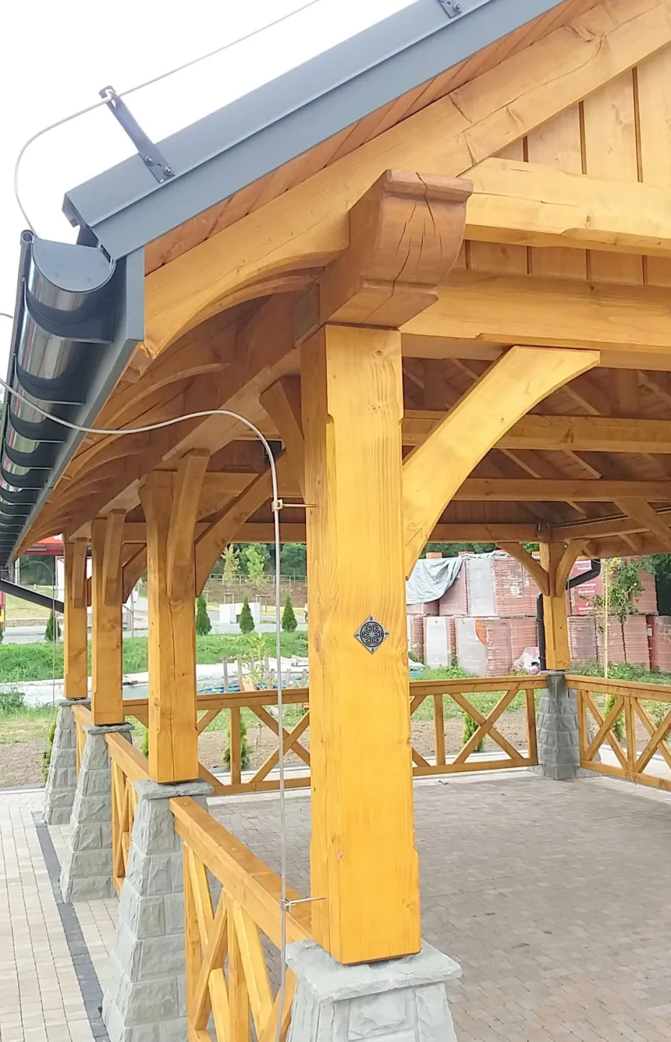 Wiata drewniana 5m x 7m Słopnice, zdjęcie 7 z 11