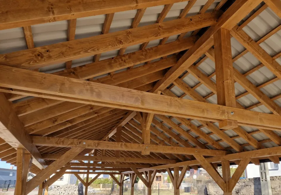 Wiata 5×18 m z dachem dwuspadowym, w wersji standard, zdjęcie 2 z 10