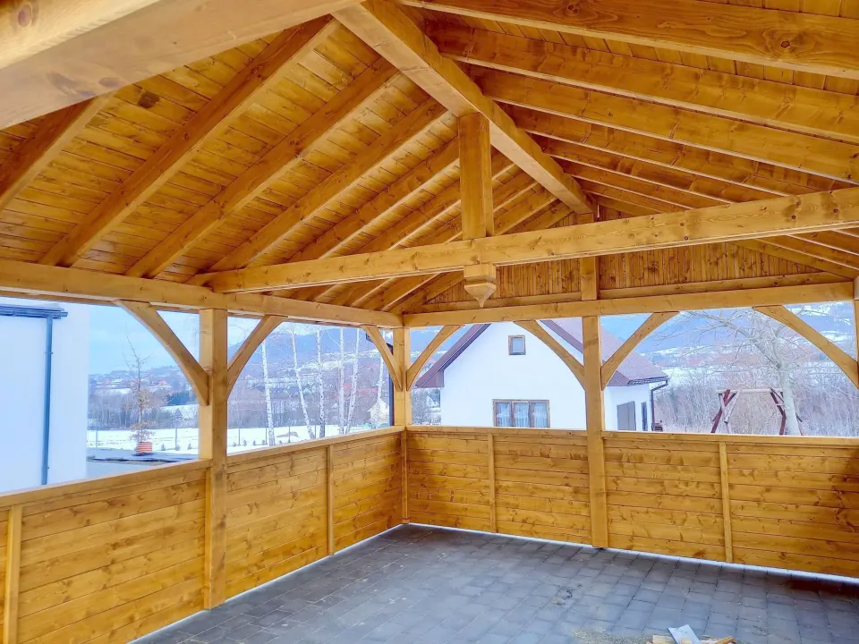Wiata drewniana 5×7 - Mordarka, zdjęcie 8 z 8