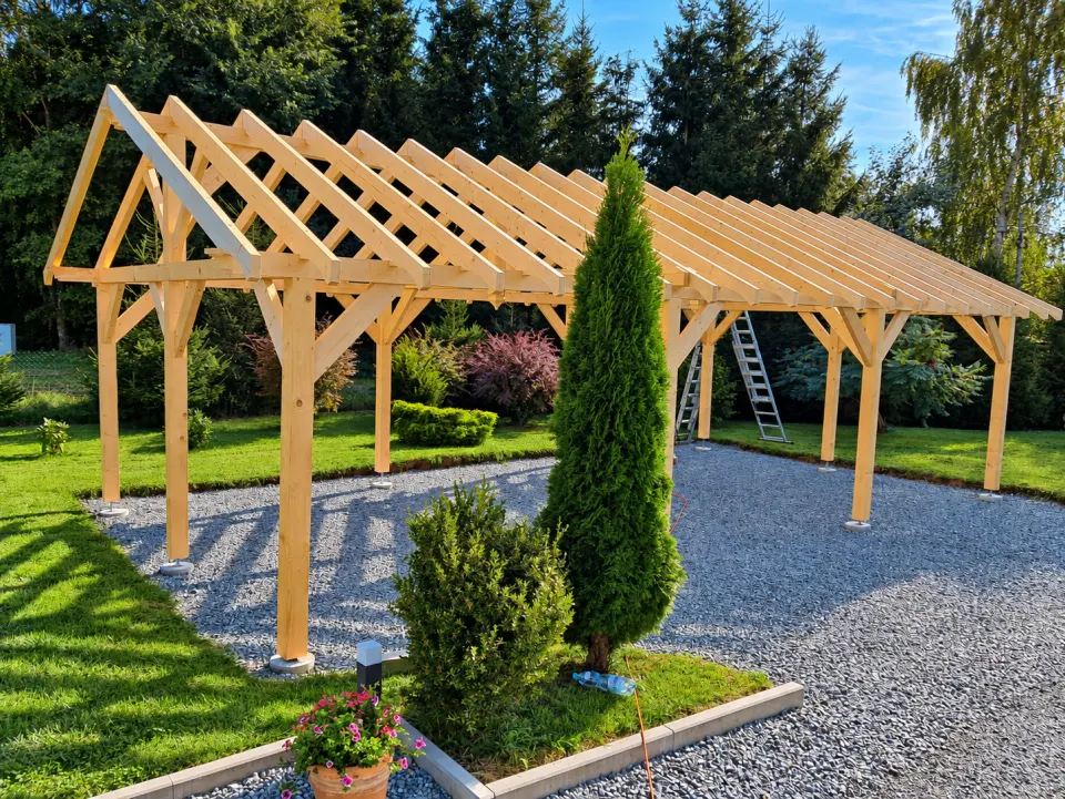 Wiata drewniana 10×5, zdjęcie 6 z 7