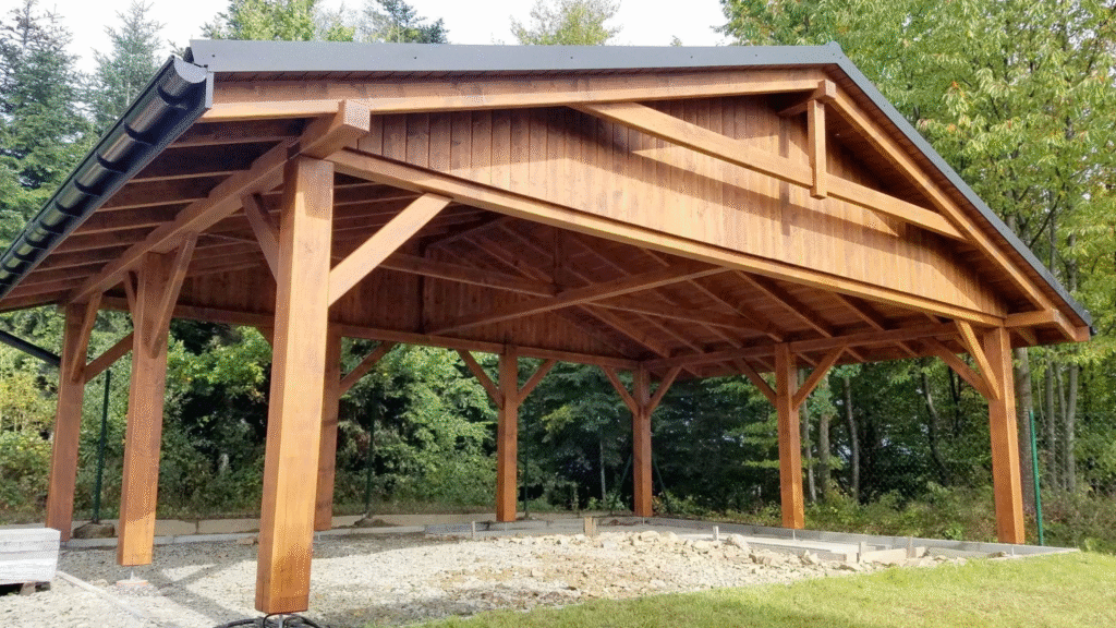 Wiata drewniana do samodzielnego montażu 5m x 8m